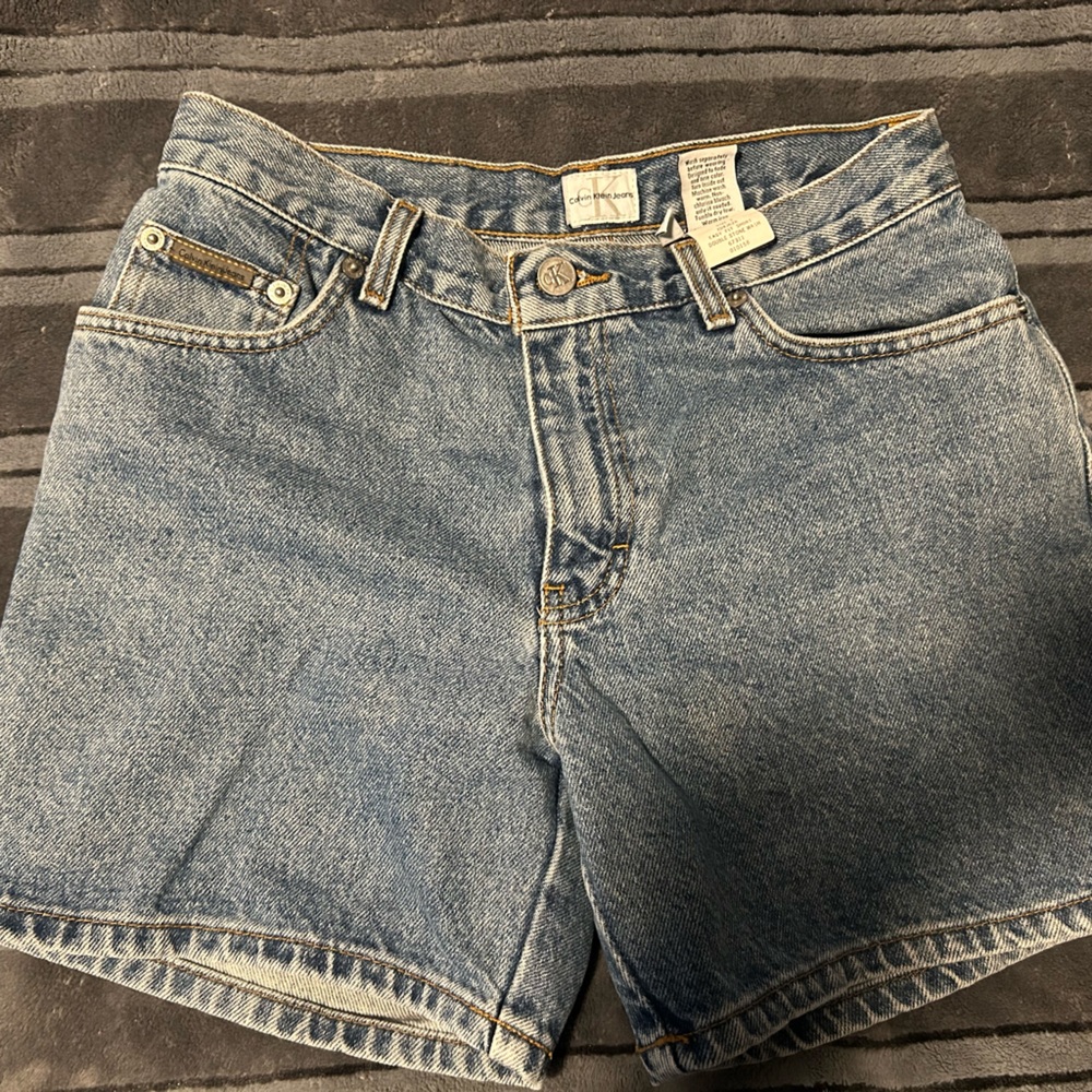 Calvin Klein Jeans Women's Light Blue Denim Shorts